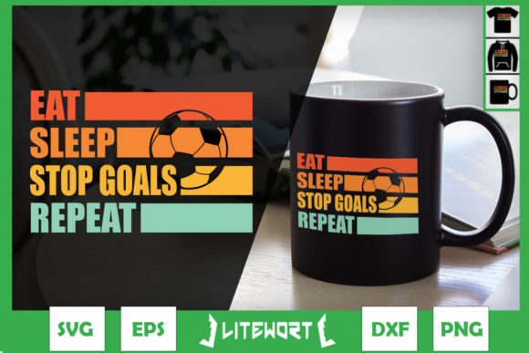A Bold Graphic for Goalkeeper Gear and Crafts