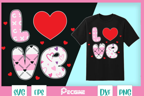 A Designer’s Review of the Cute Love Letters T-Shirt Graphic