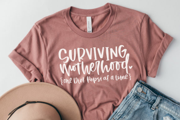 A Hand Lettered Craft Graphic for Real Motherhood Moments