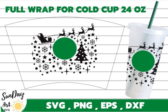A Realistic Seller's Review of a Santa Claus Christmas Tumbler Wrap Graphic