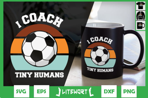 A Soccer Coach Graphic for Crafts and Small Business Products