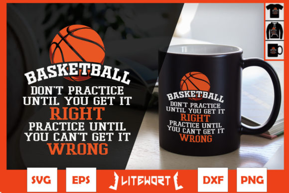 Basketball Practice Graphic as a Versatile Crafts Asset