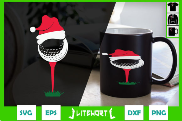 Crafting Festive Graphics for Golf & Holiday Branding