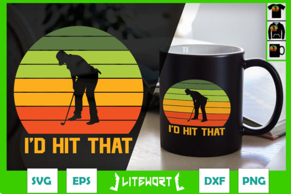 Vintage Disc Golf Frisbee Graphics for Crafts & Merchandise